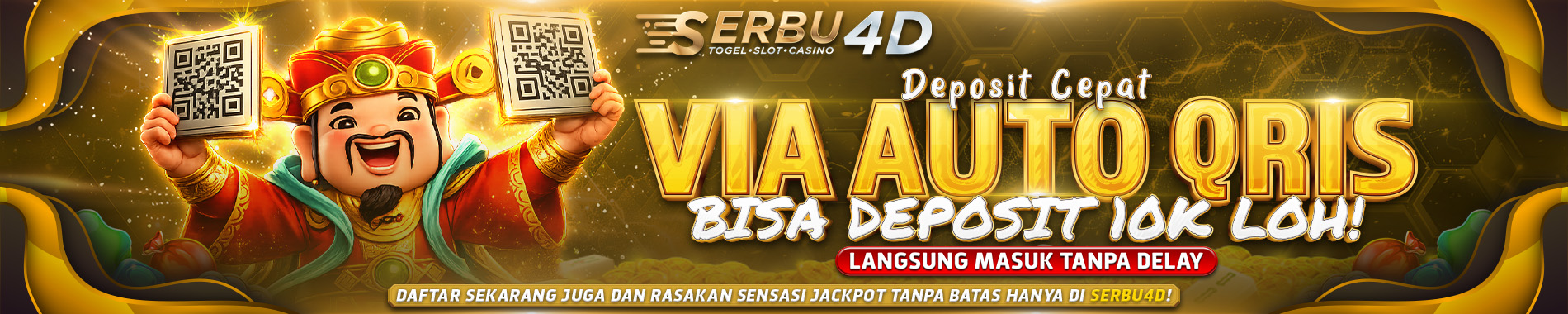 SERBU4D: Situs Slot Gacor Terpercaya Deposit Cepat Via Qris